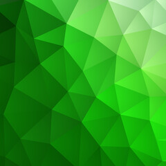 Obraz na płótnie Canvas Abstract green geometric polygon background. vector illustrator. eps 10