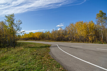 Autumn Scene at Elk Island National Park