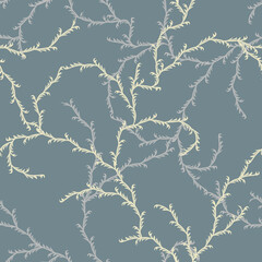 Frosty Branches Seamless Pattern