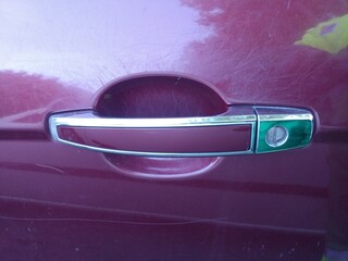 klamka samochodowa drzwi auto pojazd © Piotr