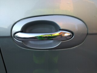 klamka samochodowa drzwi auto pojazd © Piotr