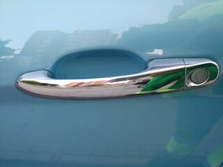 klamka samochodowa drzwi auto pojazd © Piotr