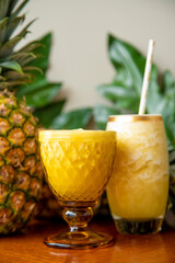 pineapple juice with pineapple