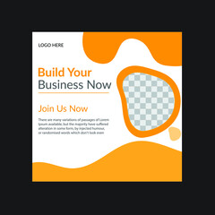 Business banner design template