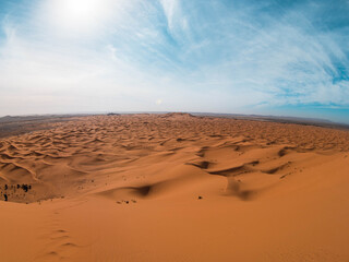 footprints in the sand