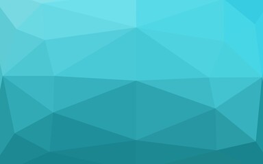 Light BLUE vector polygon abstract backdrop.