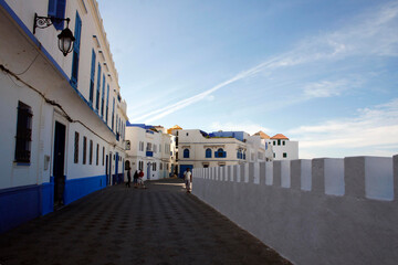 Fototapeta premium Asilah houses and beach