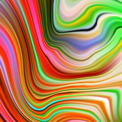 Fluid art. Modern artwork background. Mixture of acrylic paints. Abstract liquid painting marble texture, colorful gradient waves. 