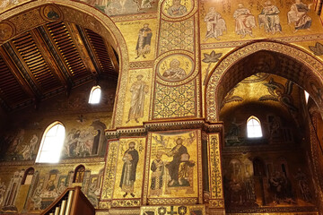 Fototapeta na wymiar Italy. Sicilia. The Cathedral Monreale of Palermo
