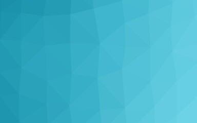 Obraz premium Light BLUE vector triangle mosaic cover.