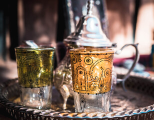 turkish tea in a glass