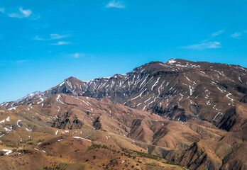 Naklejka premium mountains in the mountains