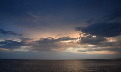 Fototapeta premium sunset on the sea