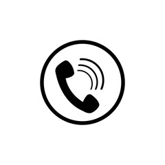 telephone logo icon vector