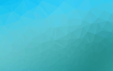 Light BLUE vector abstract polygonal layout.