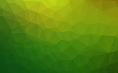 Light Green vector triangle mosaic texture.