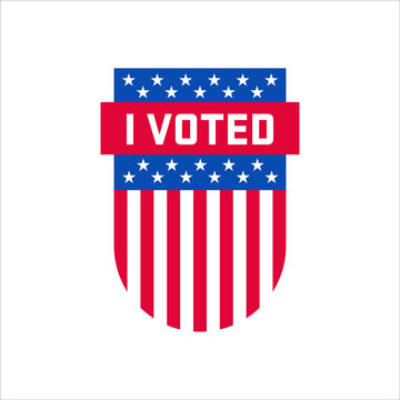 American Presidential Election 2020 background. Be responsible Your Vote Matters. Poster or brochure template. American presidential election badges and vote labels. Badges and signs for election.