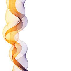 Transparent colored vector wave flow on a white background. Vector abstract background. eps 10