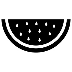 
Red fruit with seeds inside, healthy summer fruit slice of watermelon
