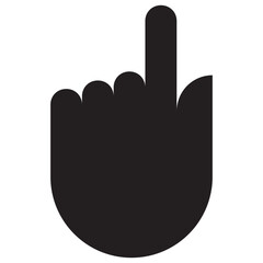 
Index pointing with index finger concept of direct pointing
