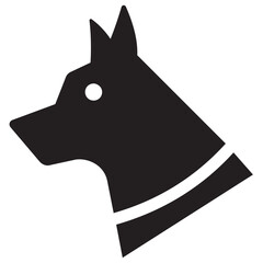 
Icon of a pet animal use for hunting dpicting hunting dog
