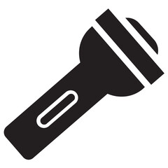 
Pocket torch flat icon design

