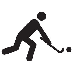 
Icon of a human avatar playing hockey 
