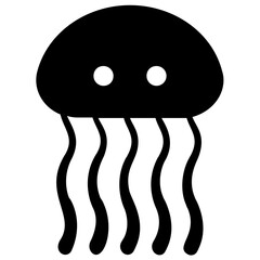 
A round shape animal with legs for swim, jellyfish 
