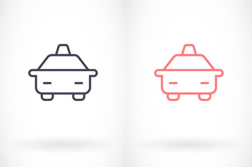 taxi 10 eps bond icon design vector graphic