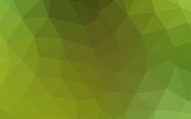 Fototapeta na wymiar Light Green, Yellow vector abstract polygonal layout.