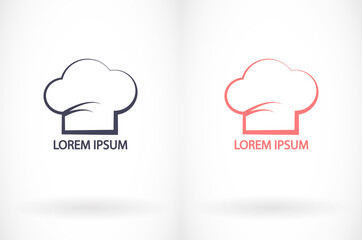 Chef hat line vector icon, outline vector sign, vector icon linear style pictogram isolated on white. vector icon Cuisine symbol, logo illustration.