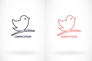 Set of bird flying vector icon silhouettes. Eagle, falcon, hawk , vector icon dove, swallow, raven, vector icon swift and others.