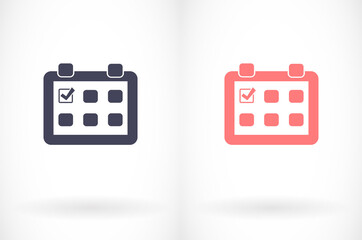 Calendar vector icon. Element of cyber security for mobile concept and web apps vector icon. Thin line icon for website design and development, vector icon