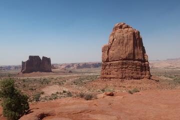 Fototapeta na wymiar Rock formations in Utah