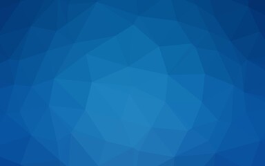 Obraz premium Light BLUE vector abstract mosaic background.