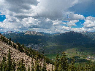 landscape with clouds