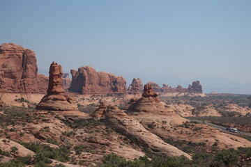 Rock formations in Utah