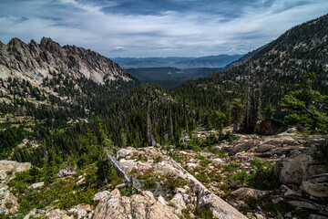 Sawtooth Wilderness in the Sawtooth Mountain Area, Idaho
