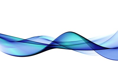Color light blue abstract waves design
