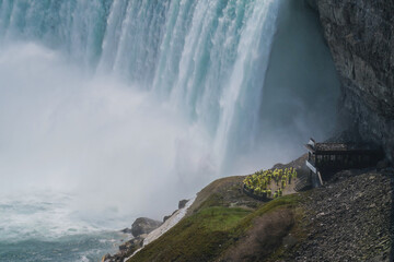 Horseshoe falls, also known as Canadian falls, at Niagara falls, Canada