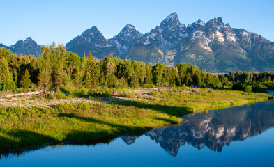 Reflection of the tetons