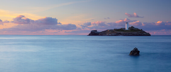 Godrevy lighthouse Cornwall UK