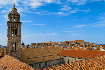 Fototapeta na wymiar Beautiful view of the Dominican monastery in Dubrovnik, Croatia