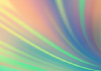 Light Blue, Yellow vector blurred bright background.