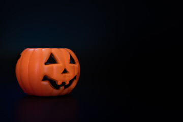 Halloween plastic pumpkin