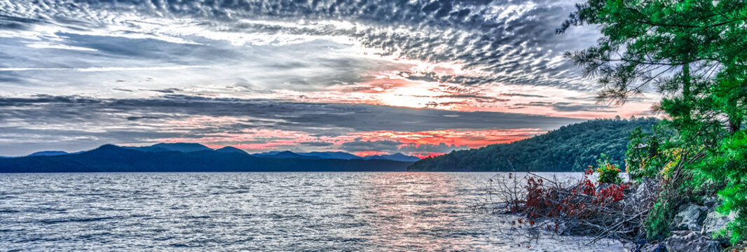 Scenery around lake jocasse gorge