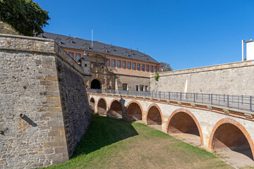 Fototapeta na wymiar Zitadelle Petersberg in Erfurt