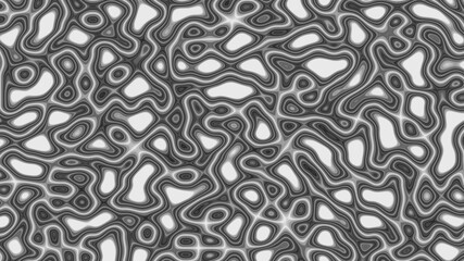 Smooth patterned background in abstract black and white with gentle transitions