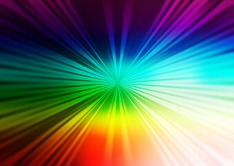 Obraz premium Light Multicolor, Rainbow vector backdrop with long lines.