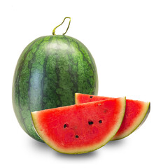 Sweet fruit watermelon isolated on white background